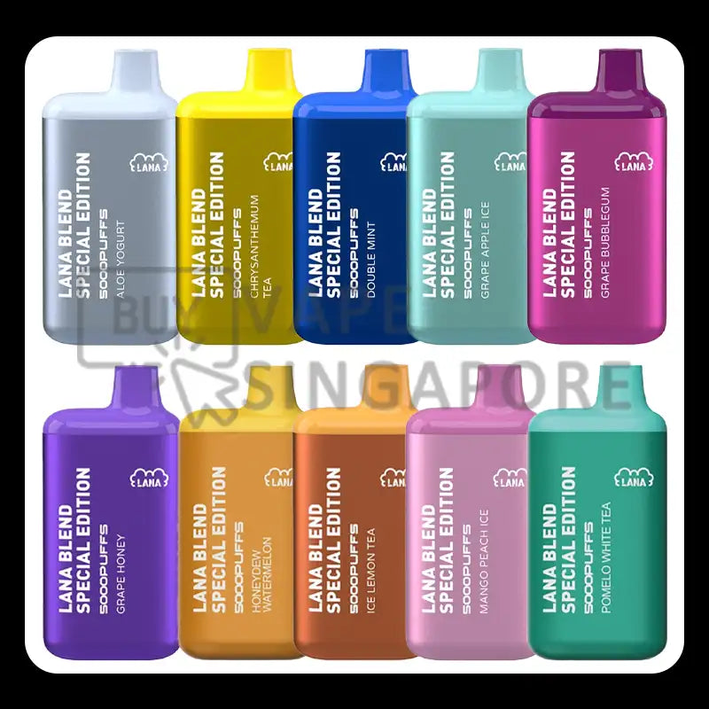 LANAグッズセット 20PCS LANA BLEND 5000 PUFFS BUNDLE | Lana Vape SG