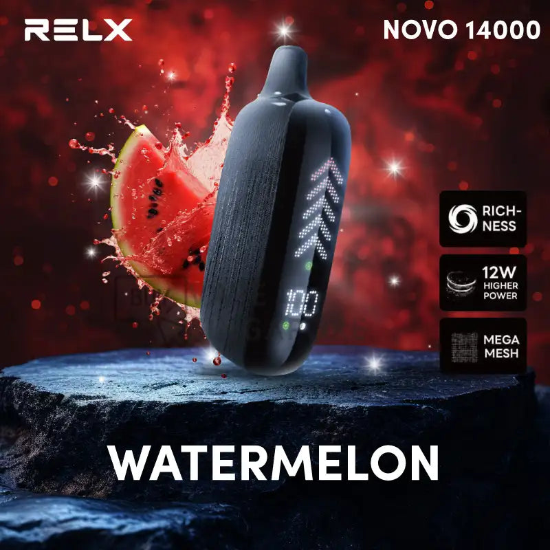 Relx-nova-14000-Puffs-disposable-flavour-watermelon-BuyVapeSingapore