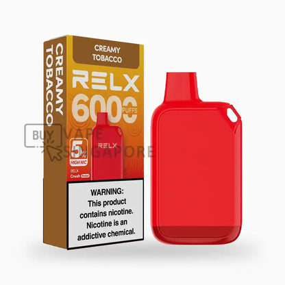 Relx-Crush-Pocket-6000-Puffs-Flavour-Creamy-Tobacco-BuyVapeSingapore