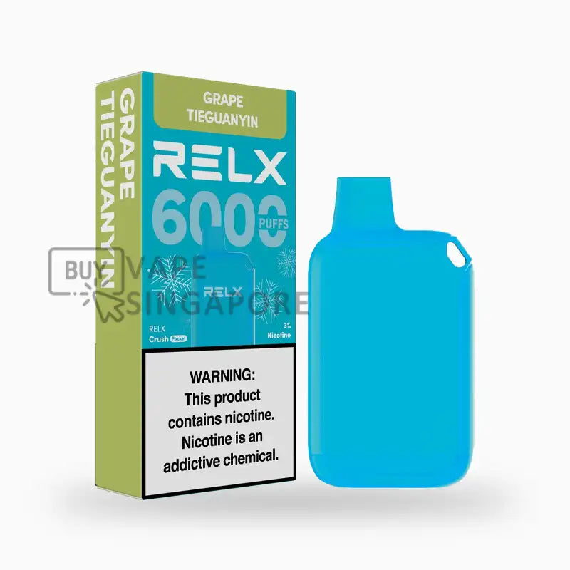 Relx-Crush-Pocket-6000-Puffs-Flavour-Grape-Tieguanyin-BuyVapeSingapore