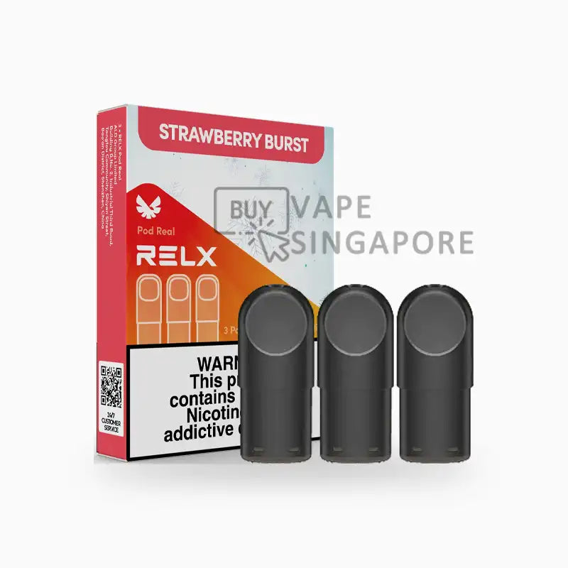 Relx-Pod-Real-Flavour-Strawberry-Burst-BuyVapeSingapore