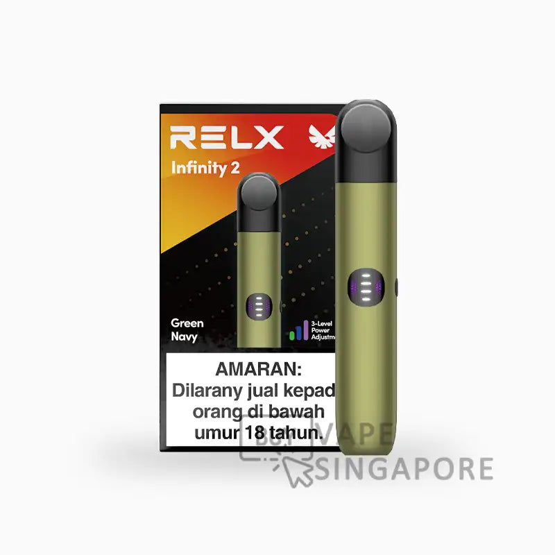 Relx-infinity-2-device-color-Green-Navy-BuyVapeSingapore