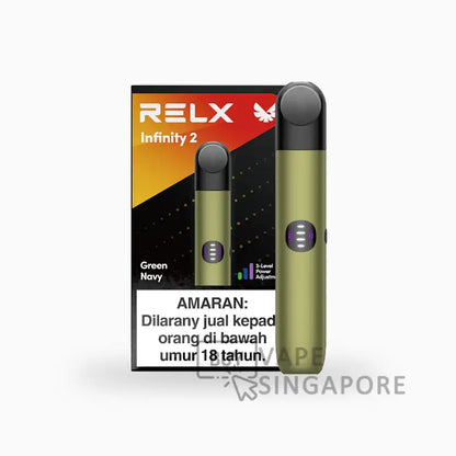 Relx-infinity-2-device-color-Green-Navy-BuyVapeSingapore