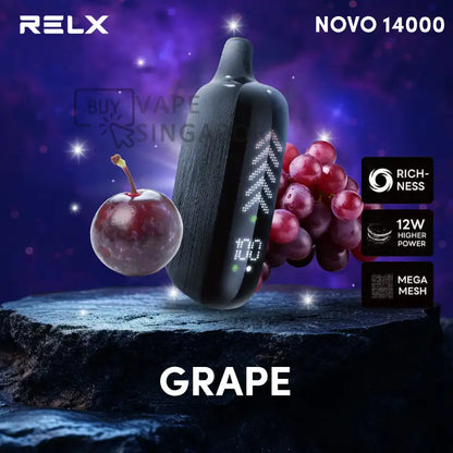 Relx-nova-14000-Puffs-disposable-flavour-grape-BuyVapeSingapore