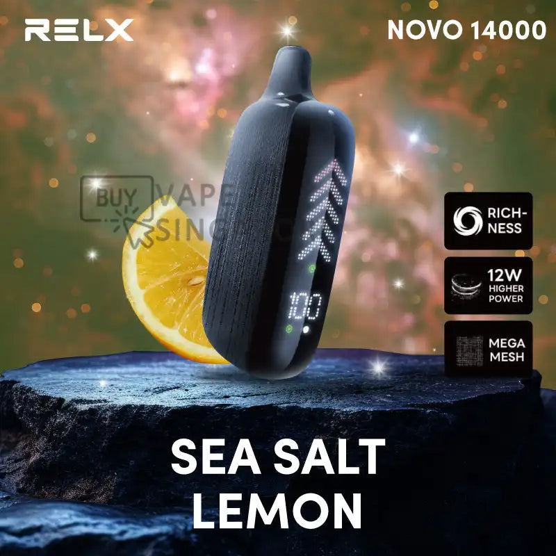 Relx-nova-14000-Puffs-disposable-flavour-sea-salt-lemon-BuyVapeSingapore