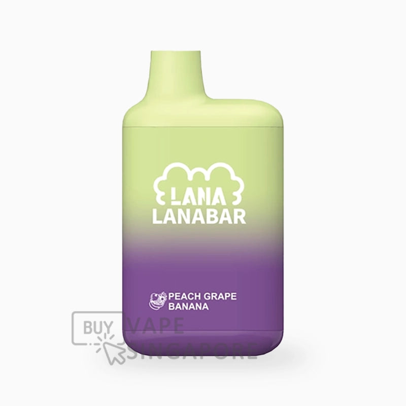 lana-bar-5000-Puffs-disposable-flavour-Peach-Grape-Banana-BuyVapeSingapore