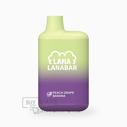 lana-bar-5000-Puffs-disposable-flavour-Peach-Grape-Banana-BuyVapeSingapore
