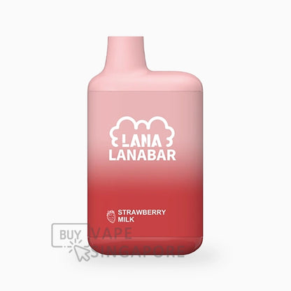 lana-bar-5000-Puffs-disposable-flavour-Strawberry-Milk-BuyVapeSingapore