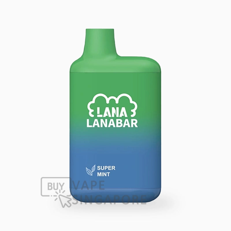 lana-bar-5000-Puffs-disposable-flavour-Super-Mint-BuyVapeSingapore