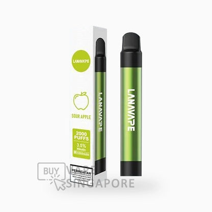 lana-pen-2000-Puffs-disposable-Sour-Apple-flavour-BuyVapeSingapore