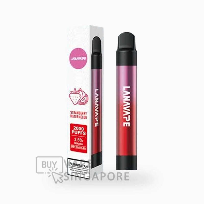 lana-pen-2000-Puffs-disposable-Strawberry-Watermelon-flavour-BuyVapeSingapore